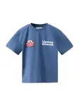 MANGO KIDS Tričko 'QUEEN'  modrá