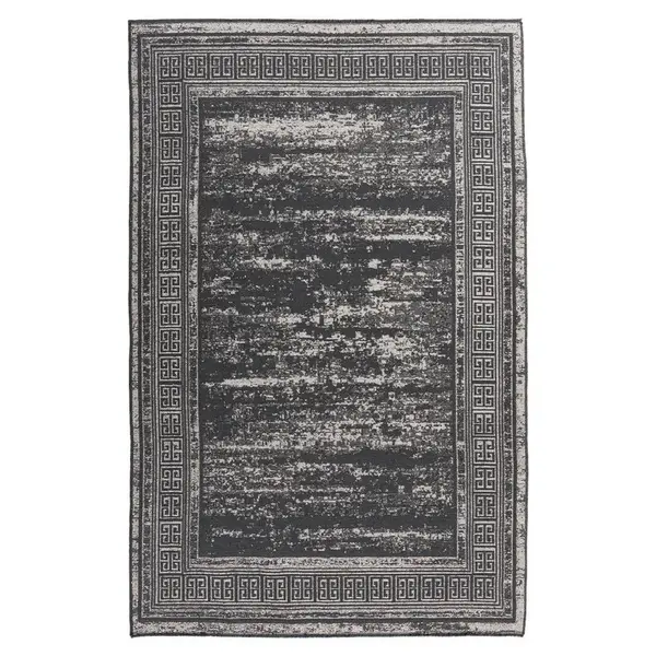 KOBEREC TKANÝ NA PLOCHO, 160/230 cm, šedá