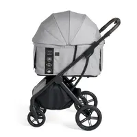 FIKAGO Kočárek pro kočky / psy AGILE2 Soft Grey