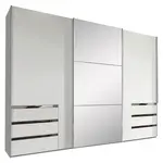 MID.YOU SKŘÍŇ S POSOUVACÍMI DVEŘMI, barvy stříbra, bílá, 300/216/65 cm