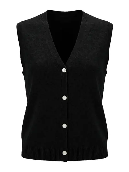 Imily Bela Pletená vesta  čierna