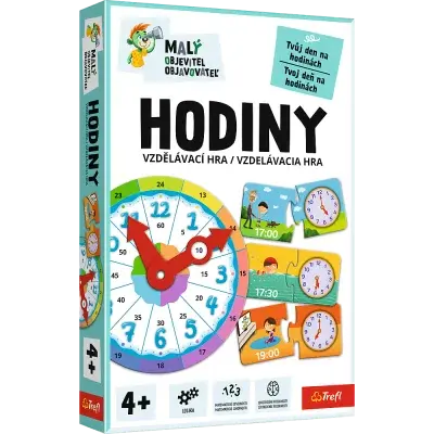 Hra Malý objevitel - Hodiny CZ/SK
