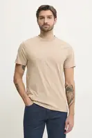 Bavlněné tričko Guess béžová barva, s aplikací, M5RI46 KBW41