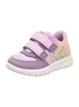 SUPERFIT Tenisky 'SPORT7 MINI'  svetložltá / fialová / slivková / ružová