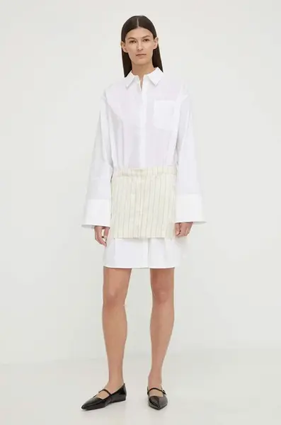 Šaty s příměsí lnu Remain