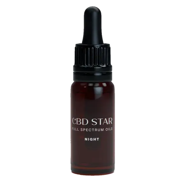 cbdstar CBD “NIGHT” olej 10% - 10ml Full Spectrum CBD, 10 ml