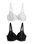 Next Podprsenka  čierna / biela