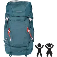 Crossroad HOBIT 42 Turistický ruksak pre menšie postavy, modrá, veľkosť