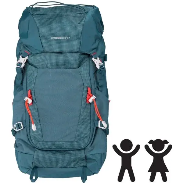 Crossroad HOBIT 42 Turistický ruksak pre menšie postavy, modrá, veľkosť
