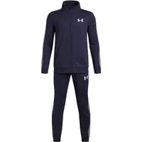 Under Armour KNIT TRACK SUIT Chlapecká sportovní souprava, tmavě modrá, velikost M