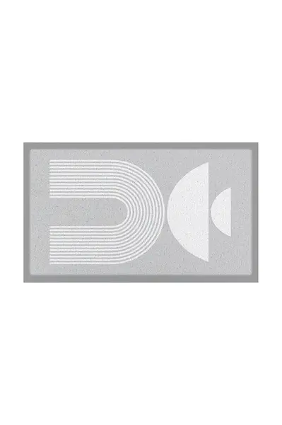 Rohožka Artsy Doormats Grey Half Moon 70 x 40 cm