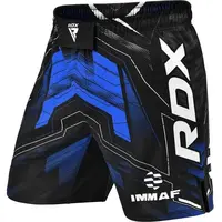 RDX IMMAF APPROVED MMA FIGHT & TRAINING SHORTS Kraťasy na MMA, čierna, veľkosť XXXL