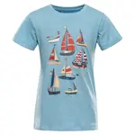 Dětské triko z nemačkavého materiálu alpine pro bigero 2 světle modrá 140-146