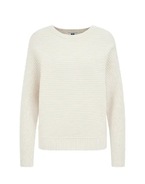 WE Fashion Sveter  slonová kosť