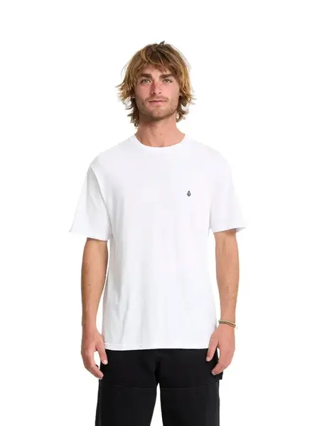 Volcom pánské tričko Stone Blanks Bsc Sst White | Bílá | Velikost XL | 100% bavlna