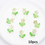 10Pcs Glass Pendants