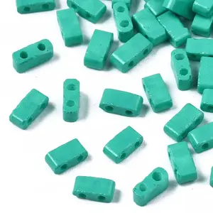 2-Hole Baking Paint Glass Seed Beads