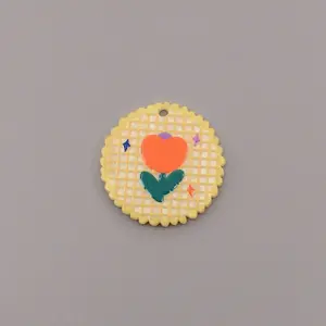 Opaque Embossed Printed Acrylic Pendants