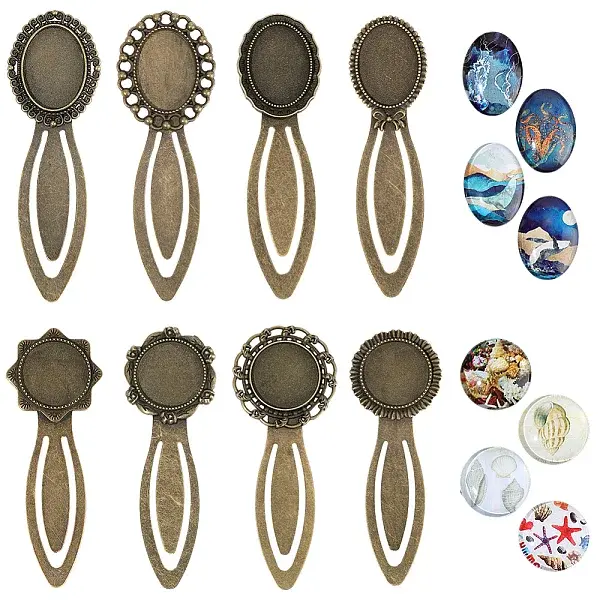 DIY Oval & Flat Round with Animal Bookmark Making Kits