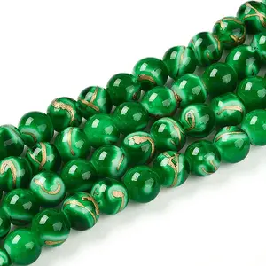 Baking Painted Glass Beads Strands