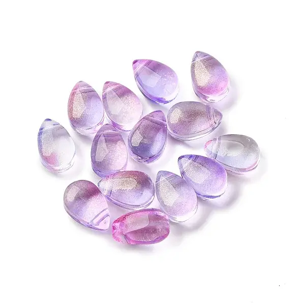 Transparent Glass Charms