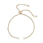 304 Stainless Steel Satellite Chain Slider Bracelet Making