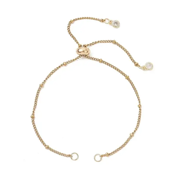 304 Stainless Steel Satellite Chain Slider Bracelet Making