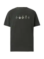 Volcom Tričko 'LUNAR PHASES'  čierna / biela