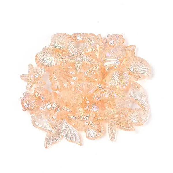 Ocean Theme Transparent Acrylic Beads