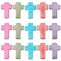 50Pcs 5 Colors Natural Freshwater Shell Beads Strands