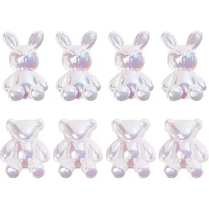 8Pcs 2 Style ABS Plastic Beads