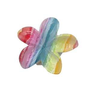Flower Plastic Claw Hair Clips