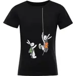 ALPINE PRO DREQO Dětské triko, černá, velikost 116-122