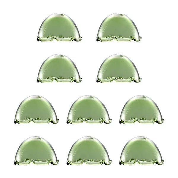 10Pcs Glass Bead Cone for Wind Chimes Making