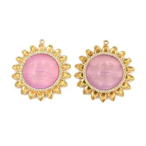 304 Stainless Steel Resin Pendants