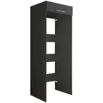 SKŘÍŇKA NAD PRAČKU, antracitová, 67,5/200/67,5 cm