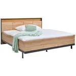 Voleo POSTEL, 180/200 cm, černá, dub artisan