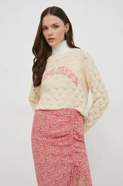 Bavlněný svetr Pepe Jeans GRACE LOGO