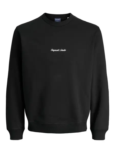 Jack & Jones Junior Mikina  čierna / biela