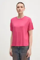 Tričko United Colors of Benetton růžová barva