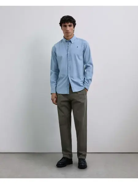 Scalpers Košeľa 'Alpha S'  modrá denim