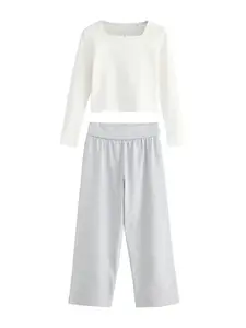 Next Pyžamo  sivá / biela