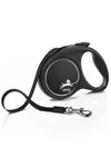 Vodítko Flexi Black Design L pásek 5m/50kg stříbrná new