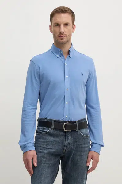 Bavlněná košile Polo Ralph Lauren regular, s límečkem button-down, 710654408