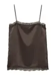 Pull&Bear Top  tmavohnedá