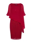 SWING Šaty  vínovo červená