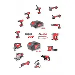 Sada nářadí AKU 5+3 FESTA (vrtačka, bruska, pila, bruska exc., pila ocaska, baterie 2x, nabíječka)