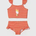 Dvoudílné dětské plavky Lego oranžová barva