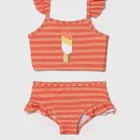 Dvoudílné dětské plavky Lego oranžová barva