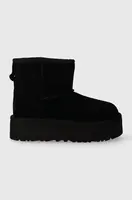 Dětské semišové sněhule UGG KIDS CLASSIC MINI PLATFORM